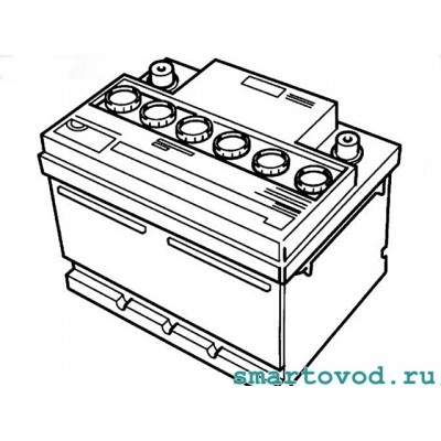 Аккумуляторная батарея 62 А-ч Smart 450 / 451 ForTwo 2007 - 2014 0,8 CDI (дизель)