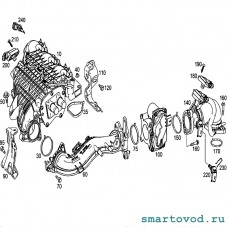 Прокладка впускного коллектора Smart 453 ForTwo / ForFour 2014 ->