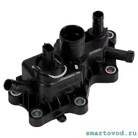 Корпус / тройник термостата системы охлаждения Smart 453 ForTwo / ForFour 2014 -> (турбо)