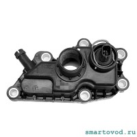 Корпус / тройник термостата системы охлаждения Smart 453 ForTwo / ForFour 2014 -> (атмосферный)