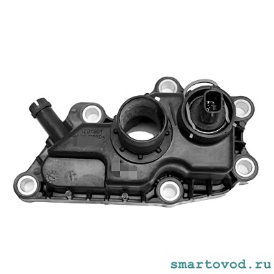 Корпус / тройник термостата системы охлаждения Smart 453 ForTwo / ForFour 2014 -> (атмосферный)