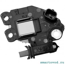 Реле - регулятор / щеточный узел генератора 120А Smart 453 ForTwo / Forfour 2014 ->