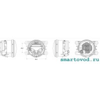 Фара противотуманная (ПТФ) светодиодная (LED) Smart 453 ForTwo / ForFour 2014 -> комплект 2 шт.