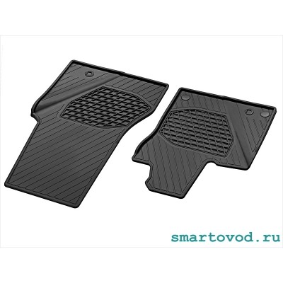 Коврики резиновые передние Smart 453 ForFour 2014 -> 