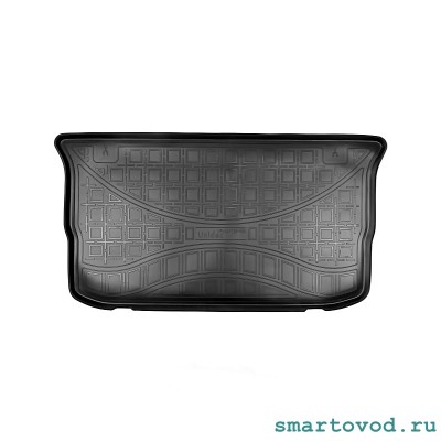 Коврик / поддон в багажник полиуретановый Черный Smart ForFour 453 2014 -->