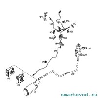 Абсорбер / угольный фильтр паров бензобака Smart 453 ForTwo / ForFour 2014