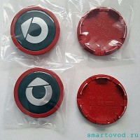 Колпачок / заглушка диска легкосплавного Smart Brabus BoConcept 450 / 451 / 452 1998 - 2014 (Красно-коричневый)