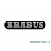 Шильдик / логотип / наклейка BRABUS на боковины зеркал Smart ForTwo / ForFour